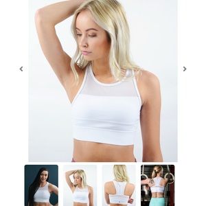 COPY - White Zyia all star bra